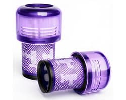 2 stucks Wasbare filters - compatibel met Dyson V12 Slim Detect Absolute draadloze stofzuiger - HEPA-filter vervangingsonderdelen