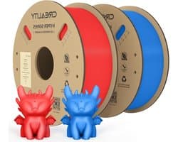 3D Print Filament - Hoge Snelheid Draad - Snel Printen - Snelle Koelformule - 2KG 1.75mm - Rood Blauw