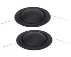 Store_7 - Aluminium Tweeter - Audio Vervanging - 25mm - Hoge Geluidskwaliteit - Ronde Draad - Geschikt voor Speakers - Film Dome