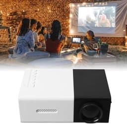 Miniprojector, 1080P Full HD-videoprojector, Draagbare Buitenbioscoopprojector, Hifi-stereoluidsprekers, HDMI, USB, Smartphone, Tablet, Tv-sticks — thumbnail 1