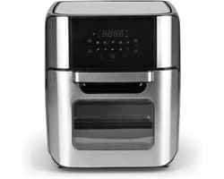RVV® Heteluchtoven - Oven - Airfryer Oven - Roestvrij Staal - Zilver- 36cm x 33cm x 38cm