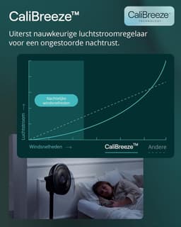 Statiefventilator - Vloerventilator - Verkoeling Binnen - 26 Snelheden - 73-95cm - Zwart — thumbnail 5