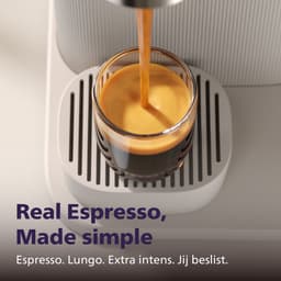 Philips Baristina + Melkopschuimer Bundel - BAR308/00 - Semi-Automatische Espressomachine - Pistonmachine - Koffiemachine met bonen - 2026 Editie - Wit — thumbnail 3
