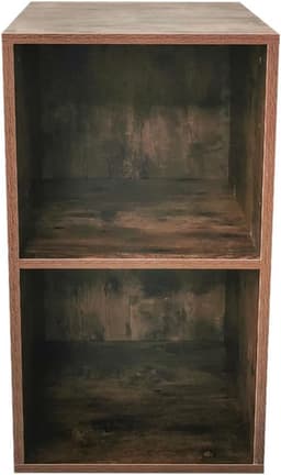 SNJY® LP Opbergsysteem - Vinyl Houder - Platenrek - 34D x 36B x 70H cm - Bruin — thumbnail 1