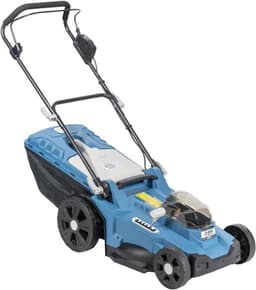Draadloze Grasmaaier - Elektrische Duwmaaier - Gazon Onderhoud - Borstelloze Motor - 43 cm Maaibreedte - Rood/Zwart — thumbnail 1