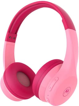 Motorola Sound Koptelefoon - MOTO JR300 - voor Kinderen - met Volumebegrenzer - Bluetooth - Audio Splitter - Roze — thumbnail 1