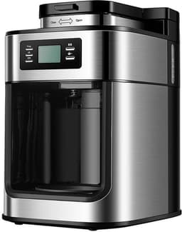 LUMÈ STORE Koffiemachine met Bonenmaler – Koffiezetapparaat – Filter Koffie – Automatisch – Timer – LCD Display – 92°C – Zwart — thumbnail 1