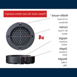 Anti-vibratie wasmachinevoetjes - 4 stuks rubberen antislipvoetjes voor stabiliteit en geluidsreductie — thumbnail 5