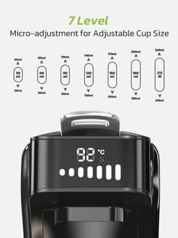 NordHaus 6-in-1 Capsule Koffiemachine – Nespresso & Dolce Gusto Compatibel – Warm & Koud – 20 Bar – Espresso Machine – Ideaal voor Airbnb & B&B — thumbnail 5