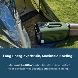 Evolar Mobiele Airco - Caravan / Camping / Tent - 5200 BTU - Mini Airco - EVO-CA50CGGR — thumbnail 4