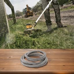 Grasmaaier Riem - Dekriem Maaier - Gazon Onderhoud - Verbeterde Snij efficiëntie - Standaard Maat - Grijs — thumbnail 2