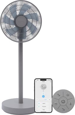 Evolar Smart Ventilator Staand - 30W - Incl. Accu - Statiefventilator - Ambient Light - WiFi - App & Afstandsbediening - EVO-SF30GW — thumbnail 1