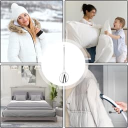 Tapijt Klopser - Stofverwijderaar - Meubels Reinigen - Ergonomisch Ontwerp - 55.5 cm - Wit — thumbnail 3