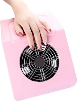 Nagelstofzuiger, Nail Dust Collector Machine for Manicure Pedicure Gereedschap Sterke Zuigkracht Nagels Art Tool 40W Nail Fan for manicure Stofzuiger, voor manicure salon machine(White) — thumbnail 3