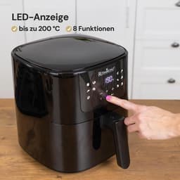 Rosmarino Air Fryer 5L Vision XL – the ultimate fryer with viewing window and LED display — thumbnail 3