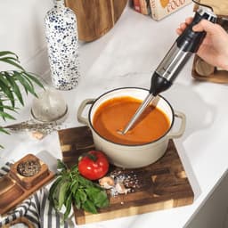 Keuken Blender Set - Mixer Hakker - Voedsel Bereiden - Variabele Snelheid - 500ml Kom - Zwart — thumbnail 5