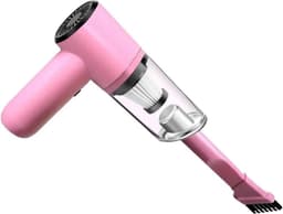 Handstofzuiger Auto - Draagbare Stomer - Huisdierhaar Verwijderen - 3500Pa Zuigkracht - 500 Gram Capaciteit - Roze — thumbnail 1