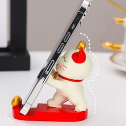 Schattige Telefoonhouder voor Bureau, Universele Smartphone Stand voor Alle Mobiele Apparaten, Ideaal voor Thuis en Kantoor — thumbnail 5