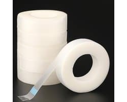 6 Rollen Ademend Microporeus PE Wimperband voor Wimperextensions, Hypoallergeen en Comfortabel