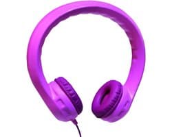 Kinder Hoofdtelefoon - Koptelefoon Kind - Veilig Luisteren - Volledig Gevoerd - Over-ear - Roze