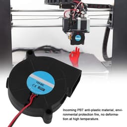 Dailygoods - Dailygoody - 5015 Ventilator - Turbo Fan Blower - Koelventilator voor 3D-printer - Zwart - 12V/24V - Oplossing voor koelproblemen - Geschikt voor 3D-p — thumbnail 4