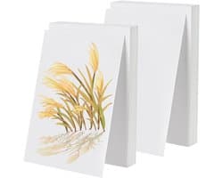 Pack van 50 stevige kartonnen vellen A4, 21 x 29,5 cm, ideaal voor scrapbooking, verpakking en knutselen, kleur wit