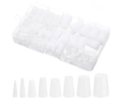 Pack van 110 stevige rubberen doppen in 8 maten, conische gatenafdekkers voor poedercoating en bescherming