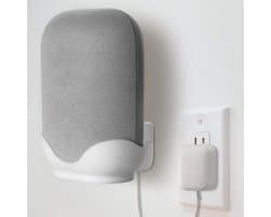 Luidspreker Wandhouder - Muurbeugel Speaker - Geluid Optimaliseren - Ingebouwd Kabelbeheer - 136 x 96 cm - Wit