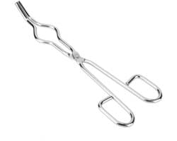 Professionele smeltpincet voor non-ferro metalen, met antislip poten en 250mm lengte voor veilig gebruik bij het smelten van goud en zilver