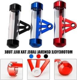 Universele Stuurhouder voor Motoren, Scooters en Quads - Veilig en Stevig Ontwerp voor Registratie en Documenten - Rood — thumbnail 3