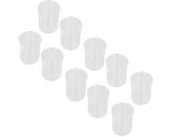 Set van 10 Wetenschappelijke Bekers met Duidelijke Schaal - Borosilicaatglas 250ml voor Laboratorium en Experimenten