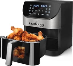 6 Liter Heteluchtfriteuse met 10 Kookprogramma's - Digitale Air Fryer met Temperatuurregeling 76-200 °C — thumbnail 5