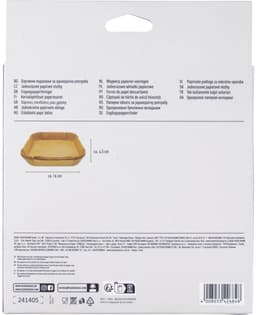 50 Papieren bakvormpjes voor airfryer vierkant 16 cm Fackelmann Diversen — thumbnail 17