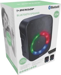 Dunlop Bluetooth Speaker - 1200 mAh - Koppelbaar - Met Licht - Zwart — thumbnail 5