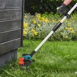 Handmaaier - Grasmaaier - Grastrimmer - Grasschaar - Grasmachine - 3000W - 6-Inch - Elektrische/Accu - Grastrimmer met 90° Verstelbare Kop – Snoerloos Tuingereedschap - 21V/18V Compatibel - Inclusief 2x Accu — thumbnail 4