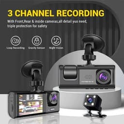 Dual Dashcam - Dashcam voor Auto - Dashcams - Zwart — thumbnail 4