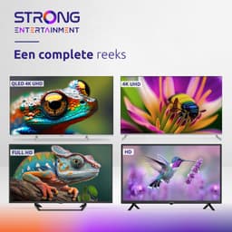 STRONG - TV 50" (126 cm) SRT50UG8773C QLED - Smart Google TV 4K UHD - Chromecast - Google Assistant - Dolby ATMOS - Doly Vision - Quantum dot colors - Drievoudige tuners - Wifi - Bluetooth - Port Ethernet - 4xHDMI + 2xUSB - NETFLIX — thumbnail 5