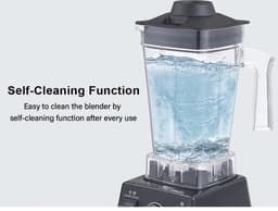 Koopiez Mix Mini Pro - Keuken Mixer - Mini - Smoothie Blender - Baby Food - MilikShake - 1800W - Zwart — thumbnail 5