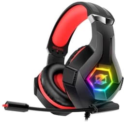 StayPowered Gaming Headset - Ultiem Surround Sound - Noise Cancelling Microfoon - Comfortabel en Duurzaam - Multiplatform Compatibel - RGB LED Verlichting - Stevige Gevlochten Kabel - Zwart/Rood - Levering Sneller dan Aangegeven! — thumbnail 1