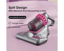 10000 PA Draadloze Stofzuiger met UV Sterilisator - 3-in-1 Afneembare Stofzuiger voor Huis, Auto, Matrassen en Sofas | Mijt Verwijderaar | Stofzuiger met UV Luchtfilter