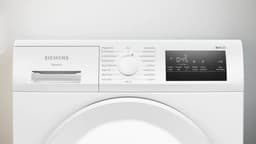 Siemens iQ300 WT43H004, Vrijstaand, Voorlader, Condensatie, Wit, Draaiknop, Touch, Rechts — thumbnail 6