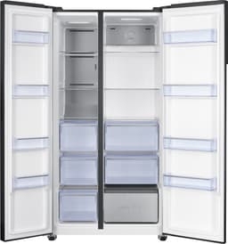 Frilec BONNSBS-680-040CB - Amerikaanse koelkast - C label - 5 Jaar Garantie - Supervriezen - Digitaal Display - Fresh Zone - 595 Liter - Zwart — thumbnail 5