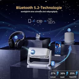 Mini beamer - Projector - Beamerscherm - Projectiescherm - Outdoor & Indoor Projector - — thumbnail 3