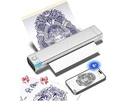 DD® Tattoo Stencil Printer - Thermische Printer - Tattoo Printer - 35x7x4cm - Zilver