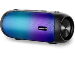 Xssive Bluetooth Speaker - 30W Krachtig Stereogeluid - IPX5 Waterdicht - RGB-verlichting - TWS-functie - FM Radio