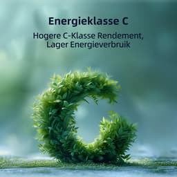 CHiQ CBM157LC - Koel-vriescombinatie - 157 Liter - Low Frost - Energielabel C - Hoogte 144 cm - 12 jaar garantie op compressor - 2025 Nieuw — thumbnail 10