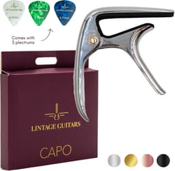 Universele Gitaar Capo - Metallic Zilver - Capo Gitaar - Capo Akoestische / Klassieke / Elektrische gitaar — thumbnail 1