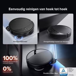 Roborock Saros 10R-Robotstofzuiger Met Dweilfunctie-22000Pa-7,98 cm Ultraslank Ontwerp-Vuildetectiesysteem-80℃ Warmwatermopwas-Zelfreinigend Station & Anti-Klit Borstels-Slimme spraakassistent-S8 maxv ultra Upgrade — thumbnail 10