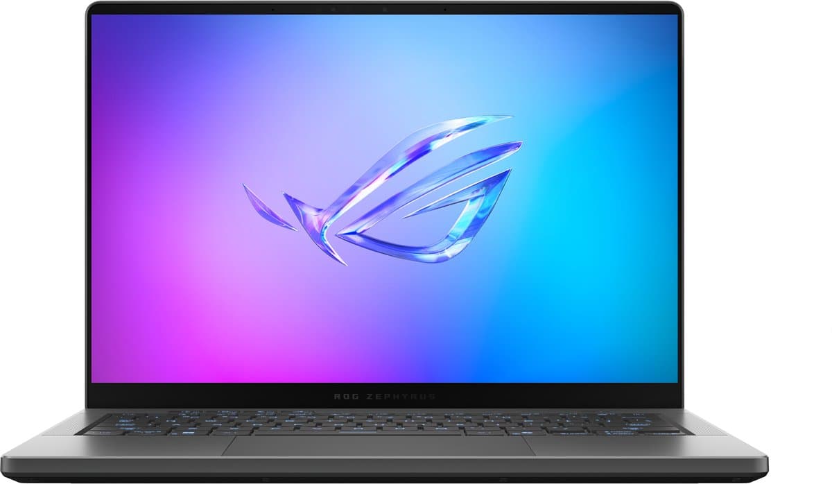ASUS ROG Zephyrus G14 GA403UM-QS006W - 14" - OLED - AMD Ryzen 9 270 - NVIDIA GeForce RTX 5060 - 16 GB DDR5 - 1 TB SSD - Windows 11 Home - Qwerty - Grijs — afbeelding 1