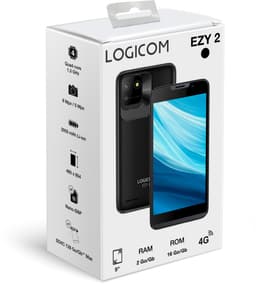 Logicom - Ezy 2 - Smartphone - 4G - 2GB QuadCore - 16GB - Android 14 GO - 5 Inch - Zwart - dual sim — thumbnail 4